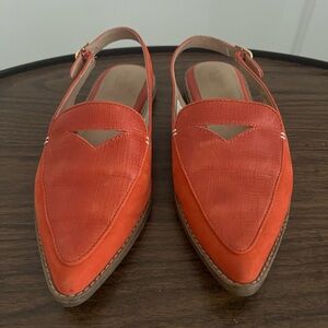 Sperry Coral Slingback Shoes. Size 8.5.